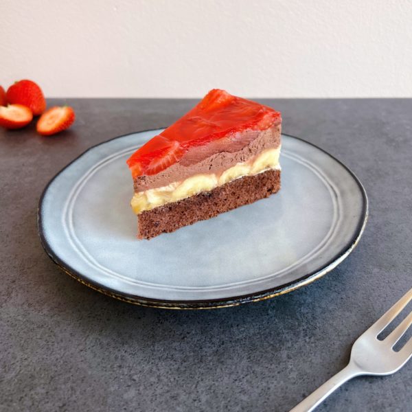 Jahoda - banán torta